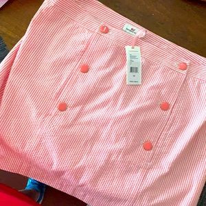 Vineyard Vines Pink Stripes Skirt Size 16